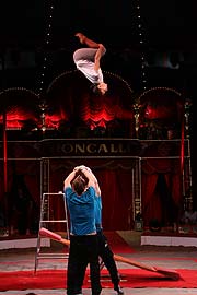 das ungarische Trio Czsasar am Schleuderbrett (&copy;Foto: Martin Schmitz)